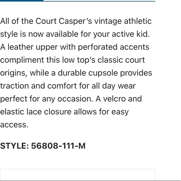 New in Box K-Swiss LITTLE KIDS COURT CASPER VLC WHITE/DINO Sz 12 - Picture 11 of 12